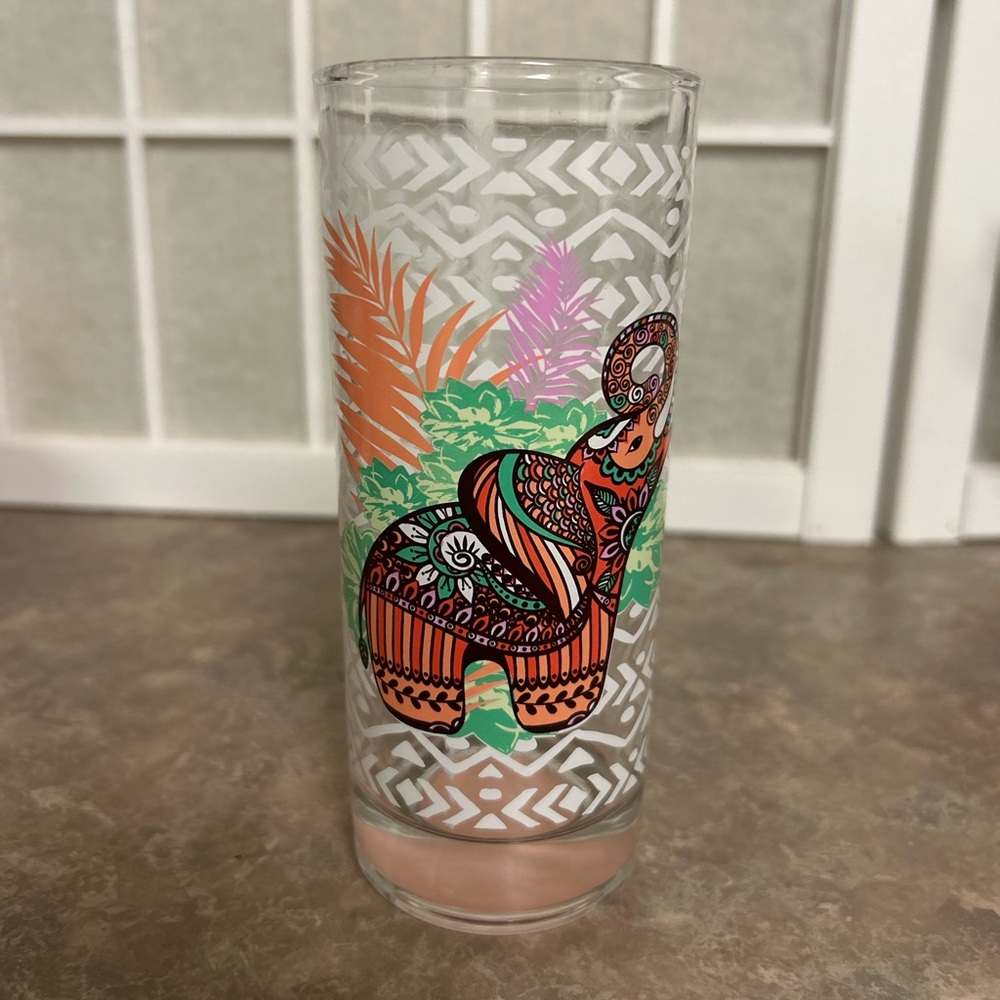 TMD Holdings Mandala Elephant Glasses 12 oz Set of 3 - Picture 6 of 9